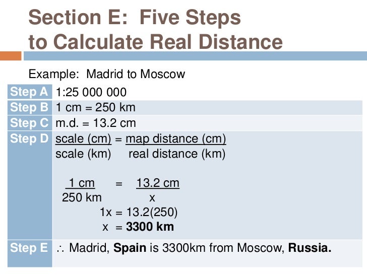 Map Calculation