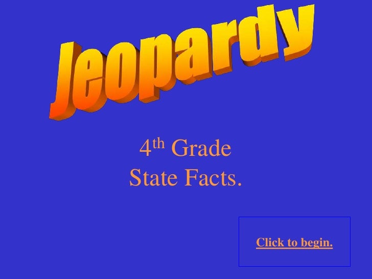 Social Studies Jeopardy Game