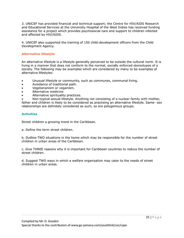 Social Studies Notes And Revision