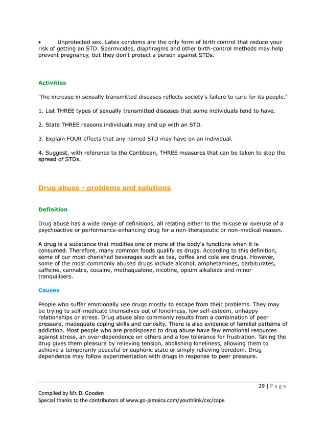 Social Studies Notes And Revision