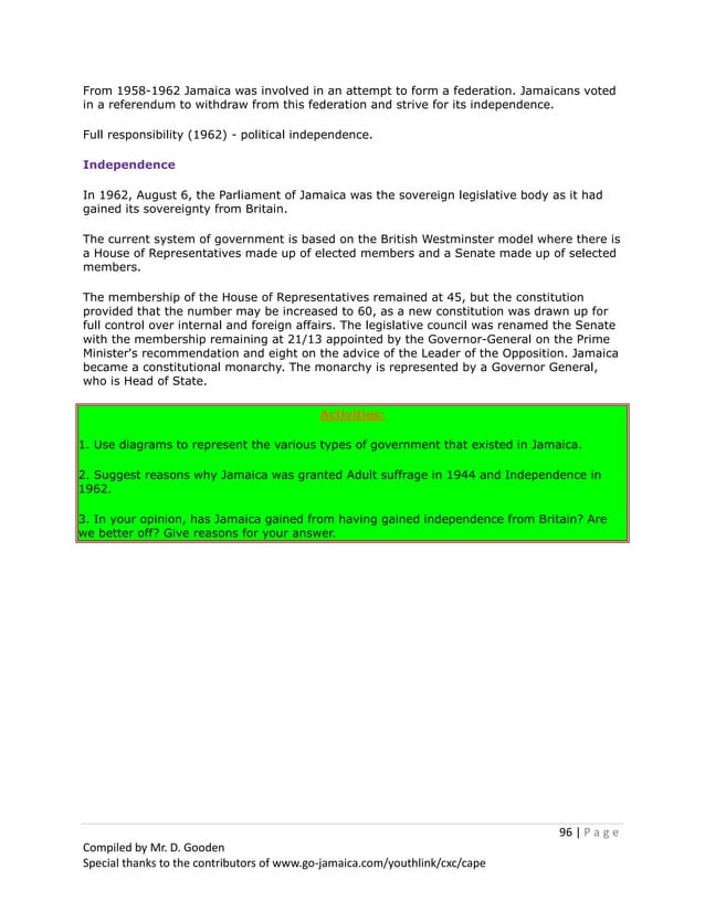 Social Studies Notes And Revision