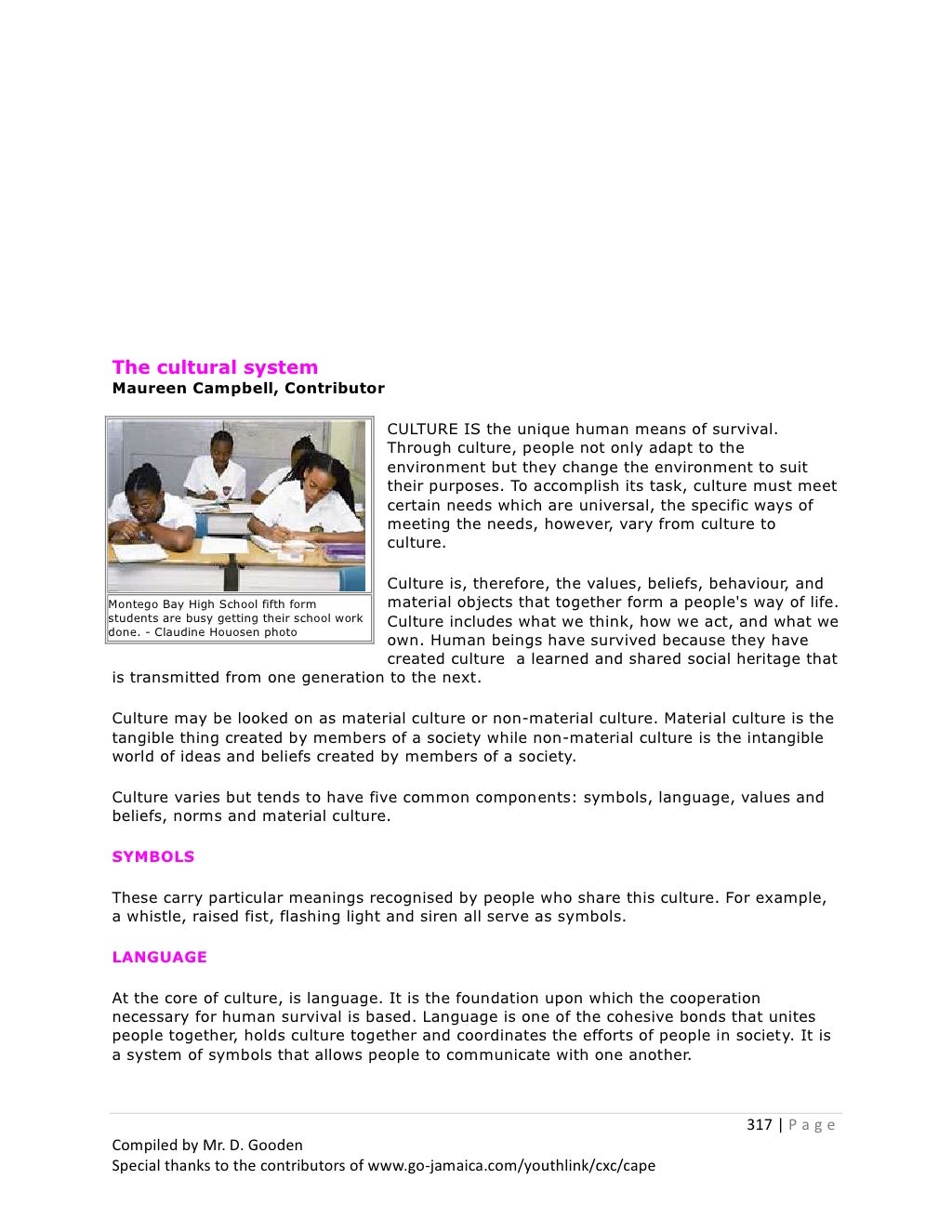 Social Studies Notes And Revision