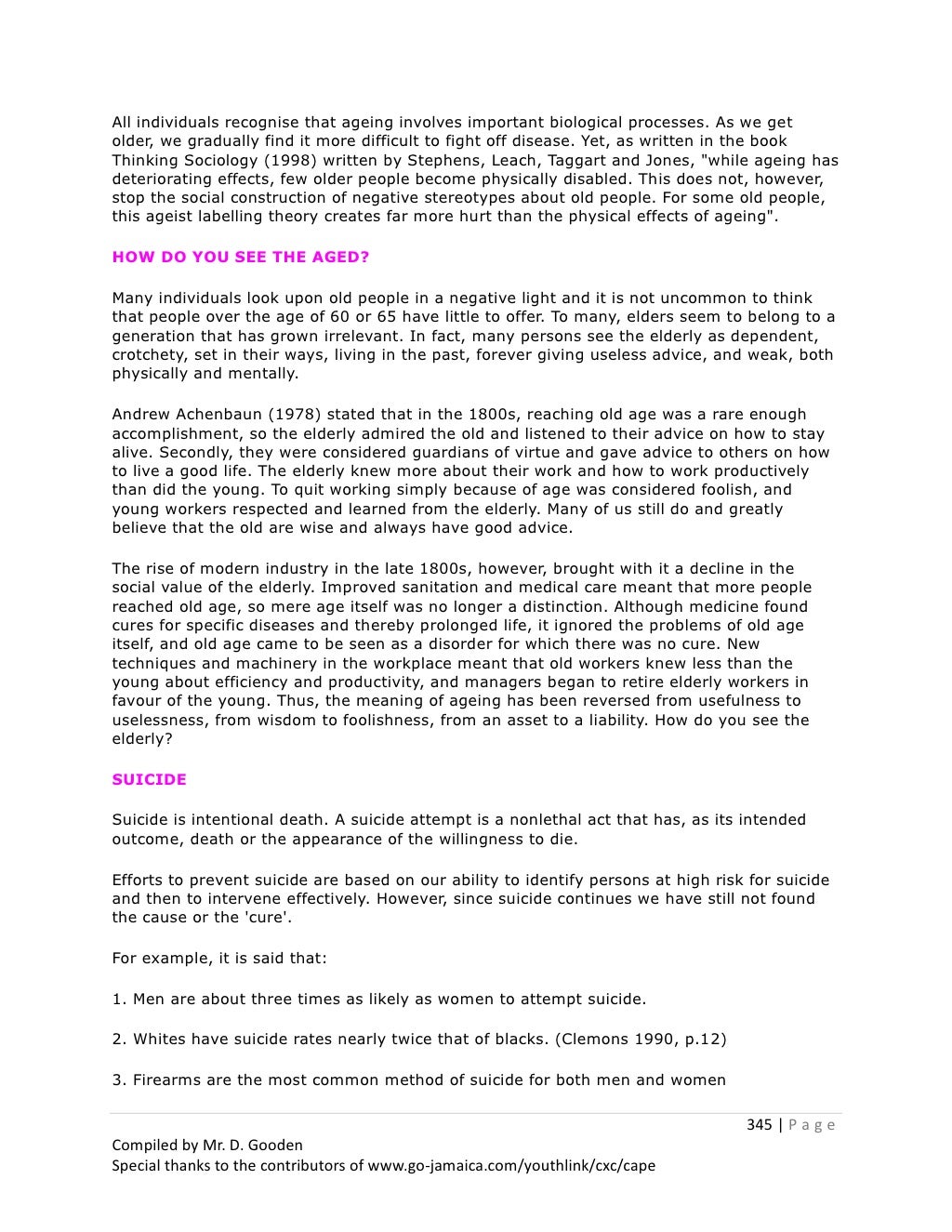 Social Studies Notes And Revision