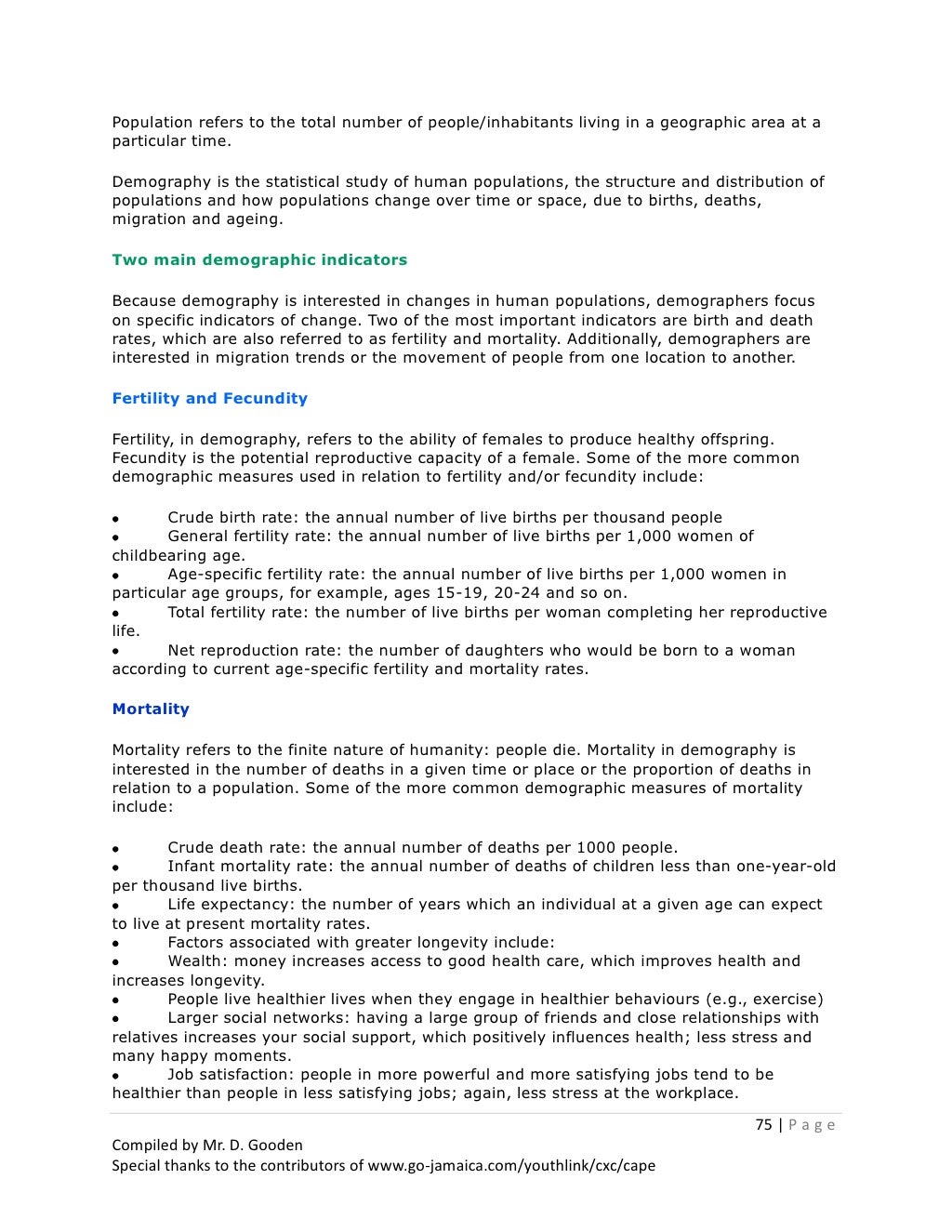 Social Studies Notes And Revision