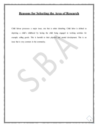 Sba Examples Social studies (sba) | DOCX