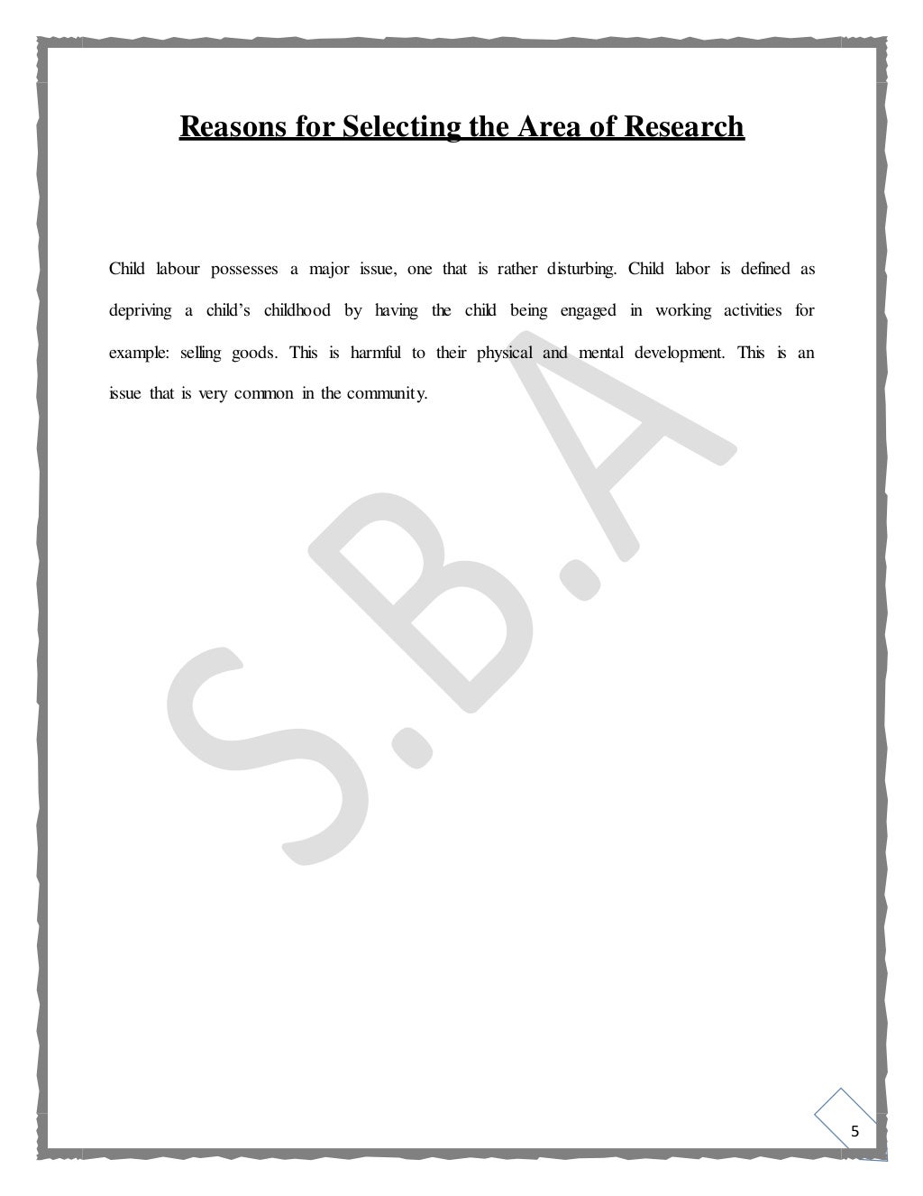 Social studies (sba)