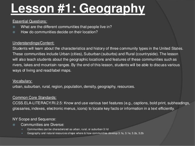 social studies unit communities urban suburban rural second grade 7 638