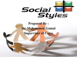 Prepared By :
Dr. Mohammed Gamal
Supervisor of Cairo
 
