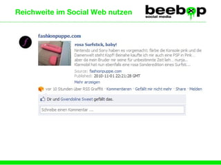 Reichweite im Social Web nutzen 
