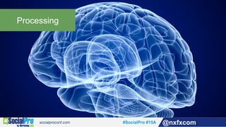 #SocialPro #15A @nxfxcom
Processing
 
