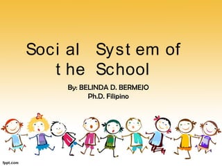 Social system of the school | PPT