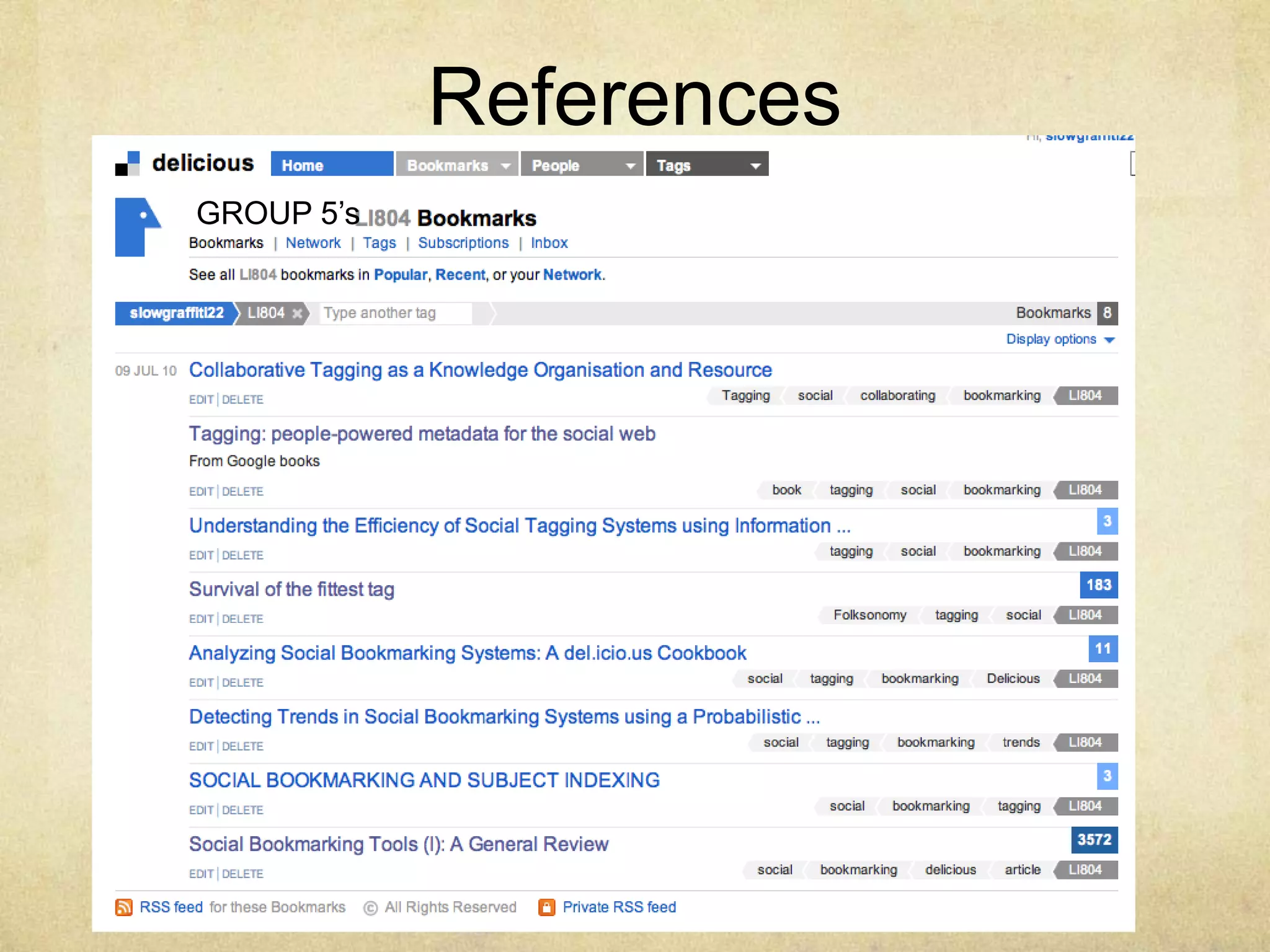 ReferencesGROUP 5’s