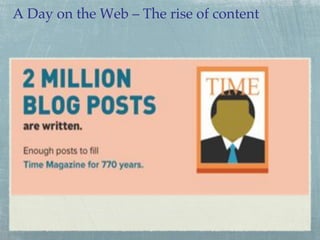 A Day on the Web – The rise of content!

 