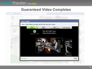 19 
Guaranteed Video Completes 
 