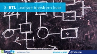 @nxfxcom#SocialPro #24A
3. ETL - extract transform load
 