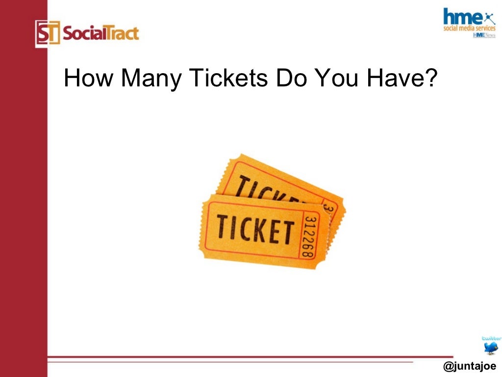 How Many Tickets Do You