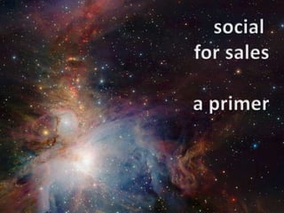 social  for sales a primer 