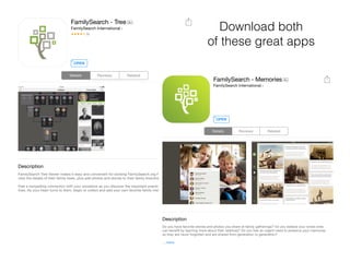 Download both
of these great apps