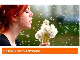 SEEDING GOES ANYWARE
 