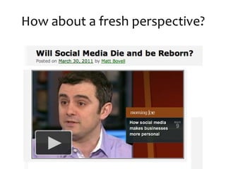 How about a fresh perspective?