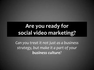 Zapposoffers social media share (facebook, twitter, blog) icons on all product videos.  