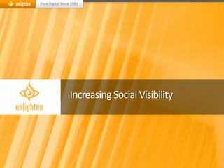 Pure Digital Since 1983




                 Increasing Social Visibility
 