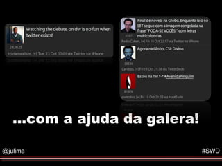 Formato do Evento




   …com a ajuda da galera!

@julima                           #SWD
 