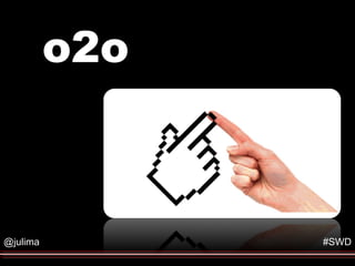 o2o
                Formato do Evento




@julima                        #SWD
 