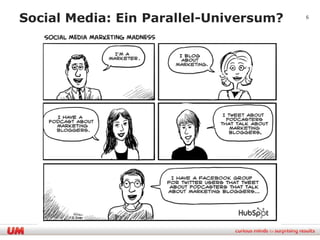 Social Media: Ein Parallel-Universum?   6
 