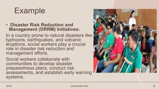 Social Disaster Examples social welfare, social development and sustainable development.pptx