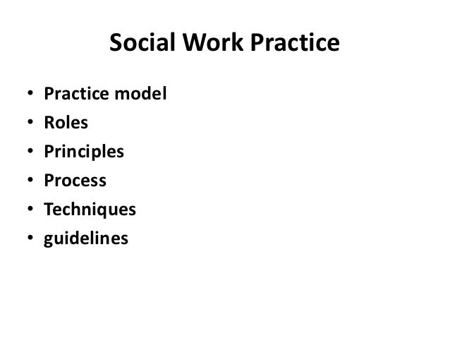 levels of social work practice