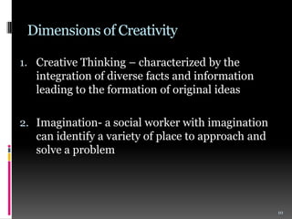 Social work as an art | PPTX