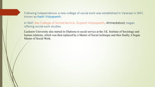 Evolution of Social Work Education In India PDF.pdf