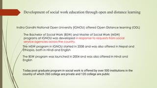 Evolution of Social Work Education In India PDF.pdf