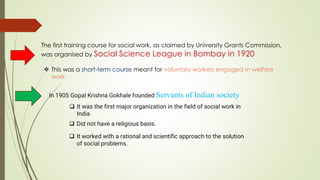 Evolution of Social Work Education In India PDF.pdf