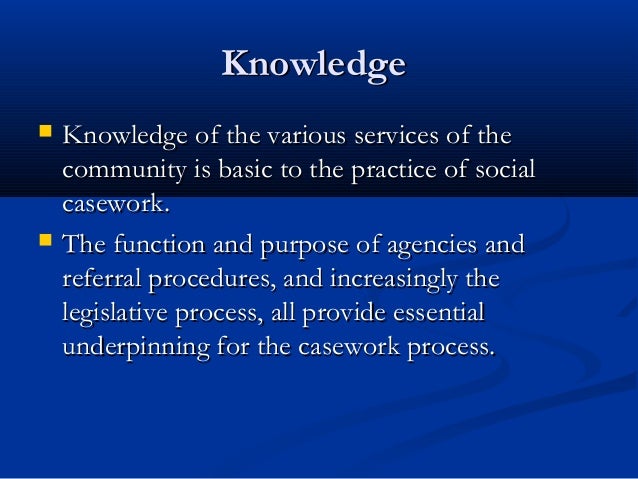 eclectic approach in social work ppt