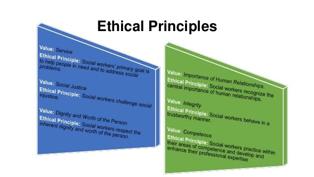 social work values ethics social work values