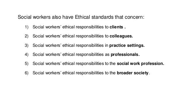 social work values ethics social work values