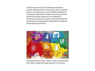 Socialxpand contract | Social Media Marketing Enhance the Business