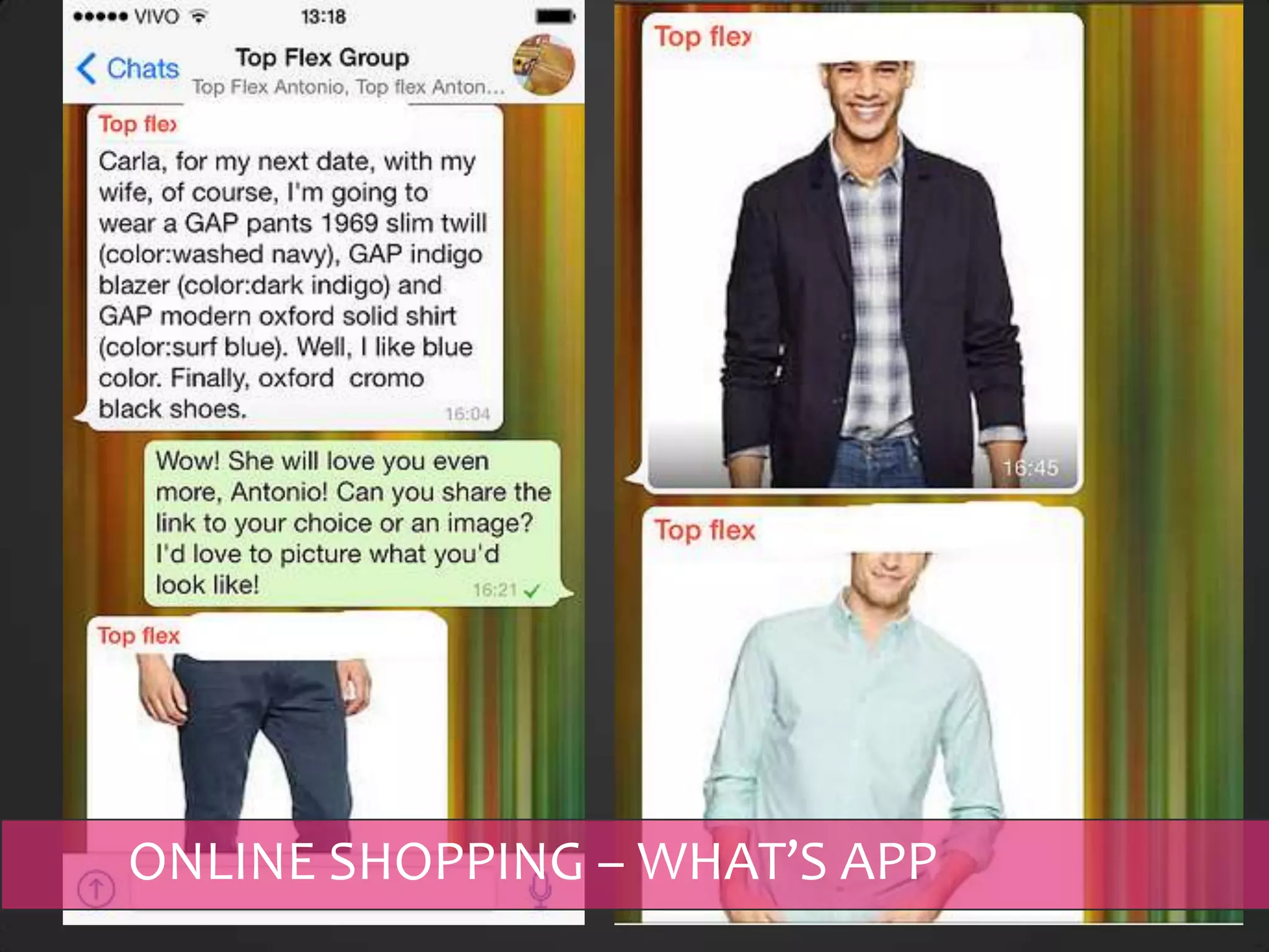 ONLINE SHOPPING – WHAT’S APP