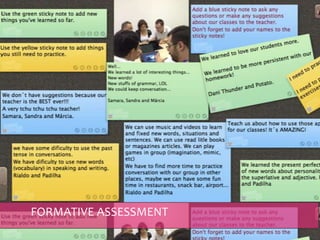 FORMATIVE ASSESSMENT
 