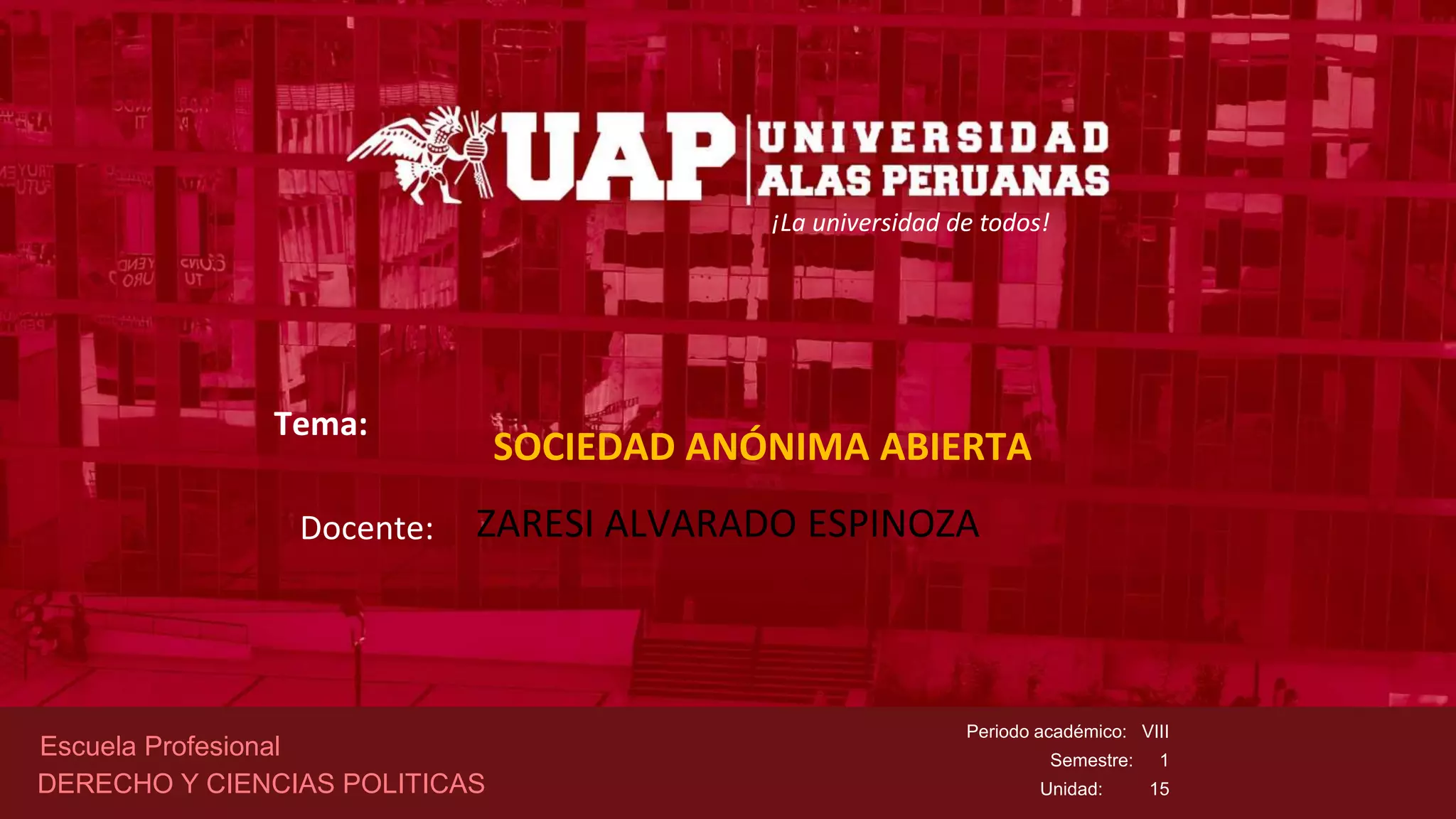 Sociedad anonima abierta PPT