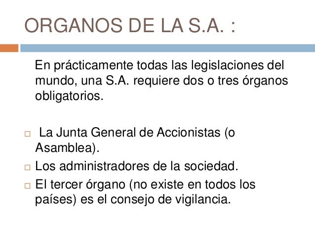 Sociedad anonima