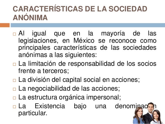 ¿Qué es una sociedad anónima?