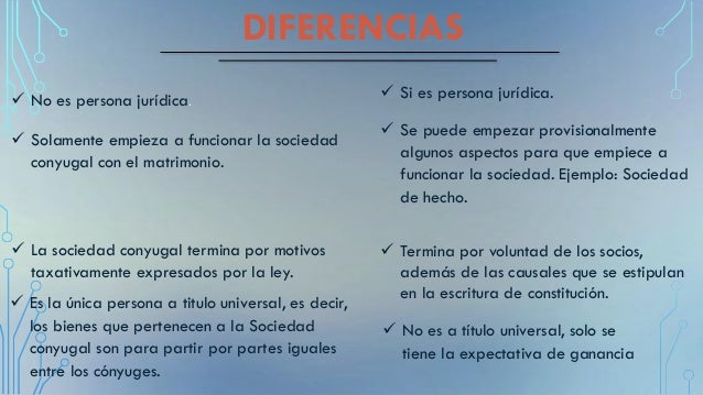 SOCIEDAD CONYUGAL