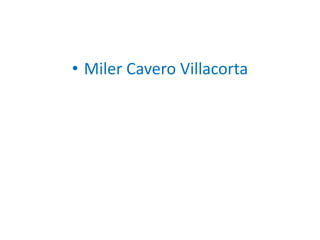 Miler Cavero Villacorta 