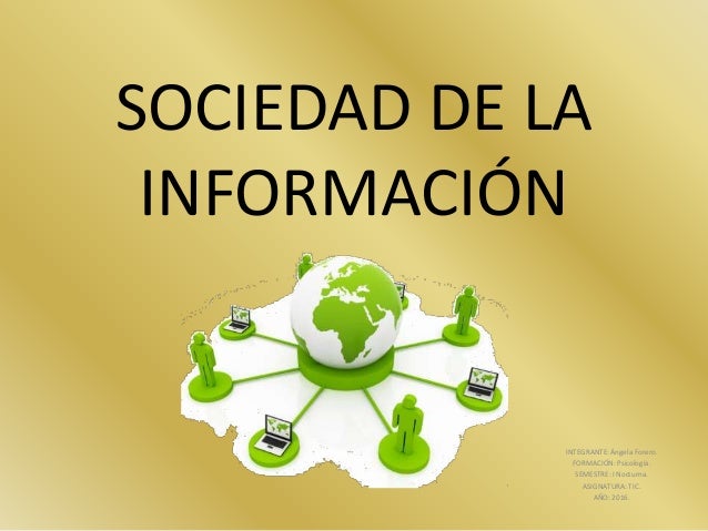 SOCIEDAD DE LA INFORMACION Mind Map