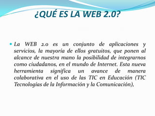 Sociedad de la información y la web 2.0 isaeuniversidad