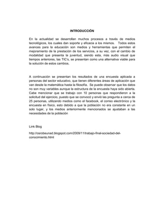 Sociedad Del Conocimiento Final