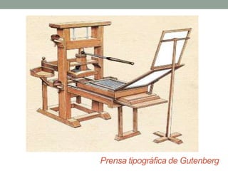 Prensa tipográfica de Gutenberg
 